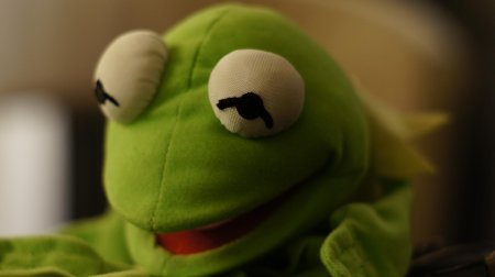 Кукла лягушка кермит