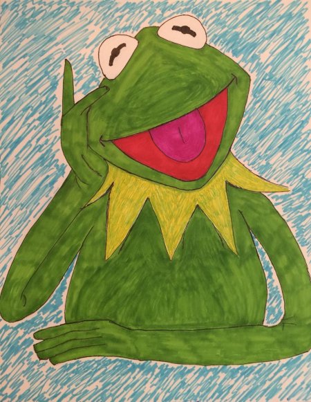 Лягушонок кермит арт