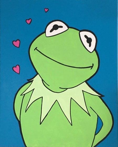 Лягушка кермит рисунок