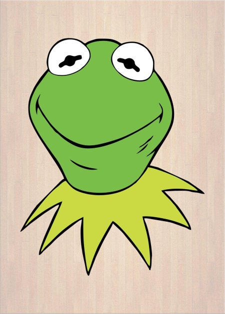 Лягушка мультяшная
