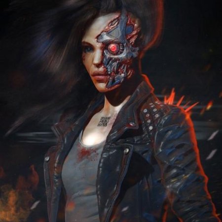 Девушка терминатор