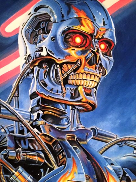 Т-800 терминатор постер