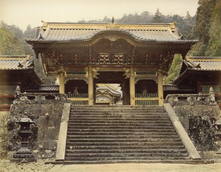 Буддийский храм в японии и самураи