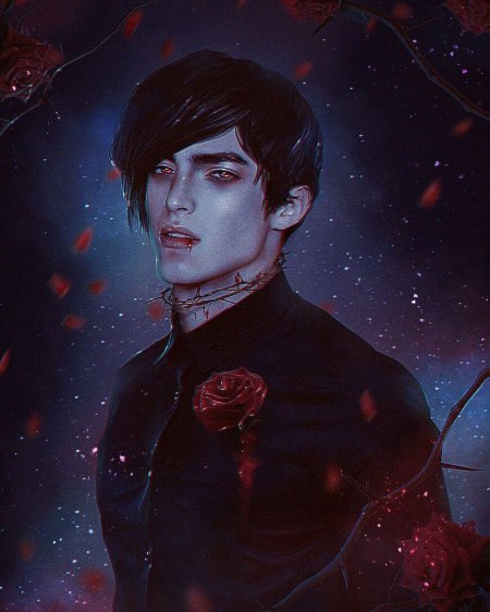 Виктор ван арт вампир брюнет