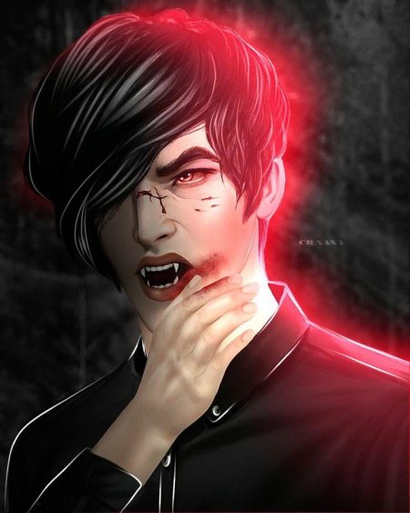 Виктор ван арт вампир брюнет