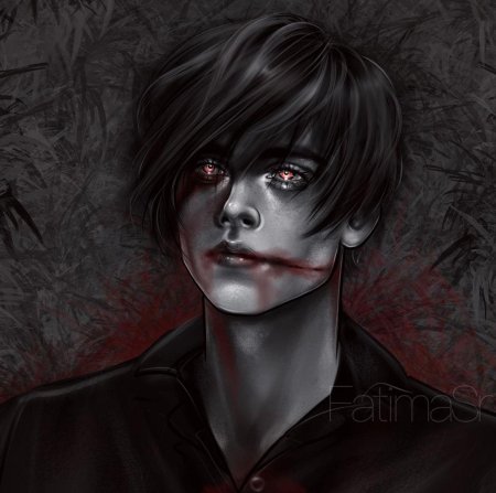 Виктор ван арт без челки