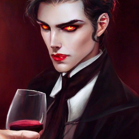 Парень вампир