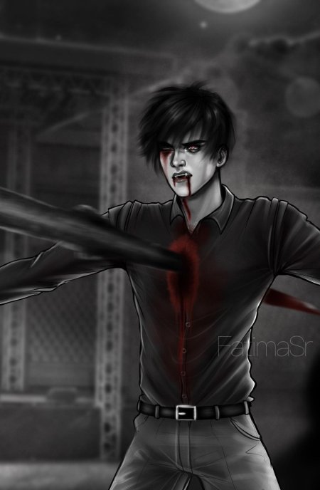 Мужчина вампир