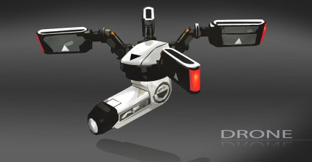 Дроны концепт арт