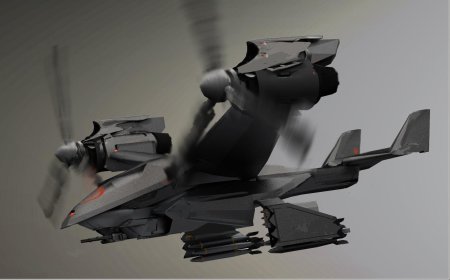 Реактивный конвертоплан концепт