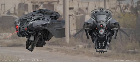 Боевые роботы дроны арт