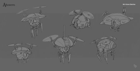 Концепт арт дрон старкрафт