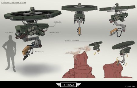 Дроны концепт арты