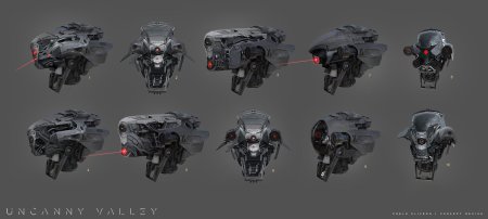 Дроны арт sci-fi