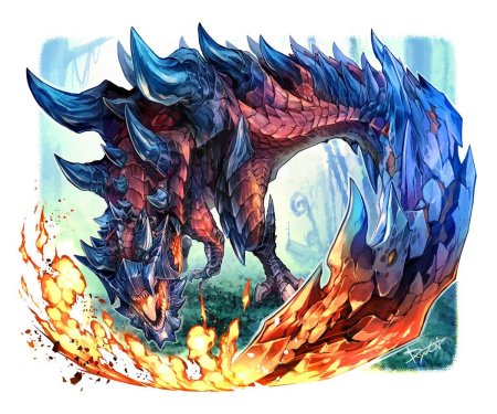 Огненный элементаль саламандра