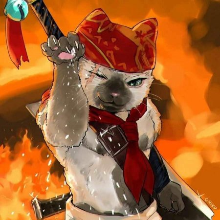 Monster hunter кот повар