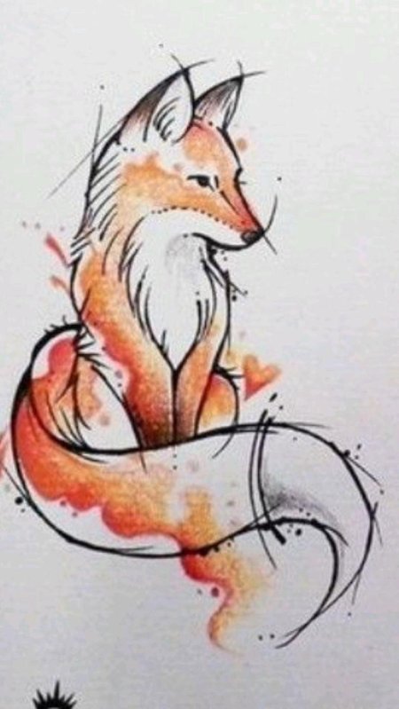 Рисунки лис