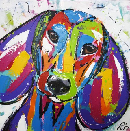 Собаки в современной живописи