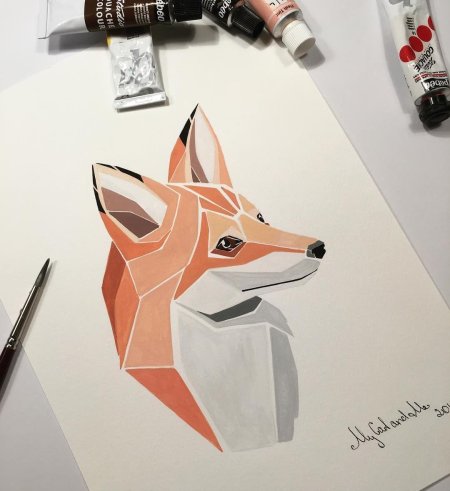 Геометрическая лиса