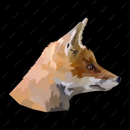 Голова лисы рисунок