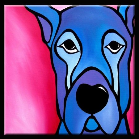 Картины животных в стиле поп арт