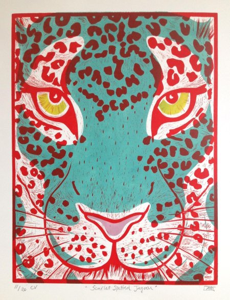 Картина с тигром