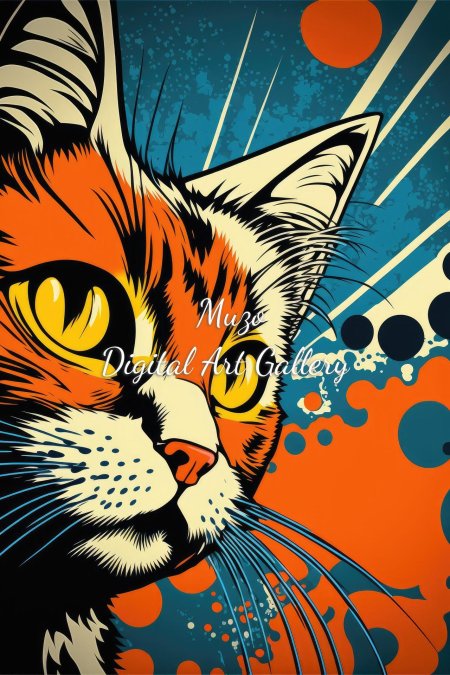 Кошачий арт