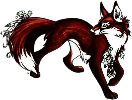 Лиса аниме животное