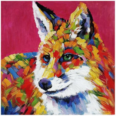 Картины животных масляными красками