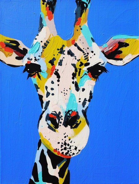 Жирафы в живописи