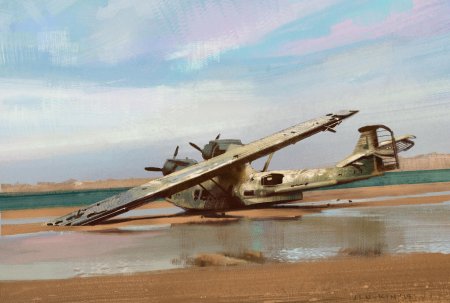 Pby каталина в пустыне