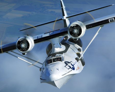Самолет амфибия pby-a \ каталина\