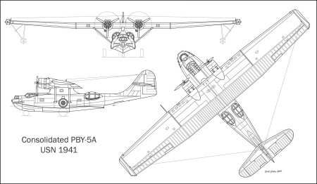 Каталина pby- чертежи