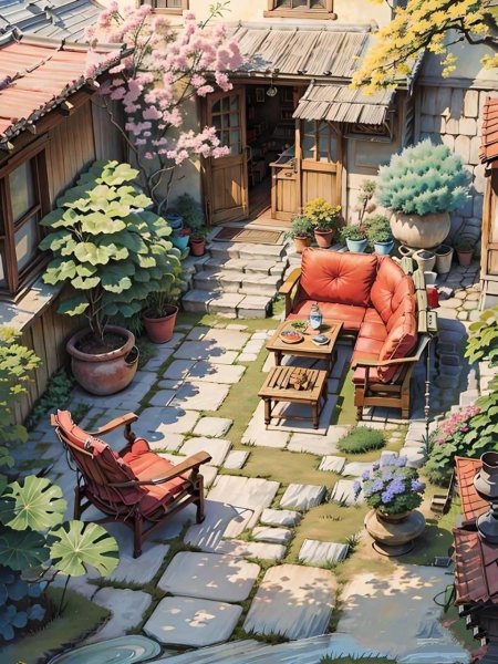 Уютный дворик