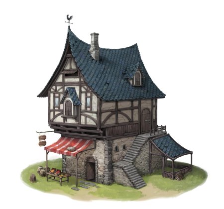 Дом средневековый