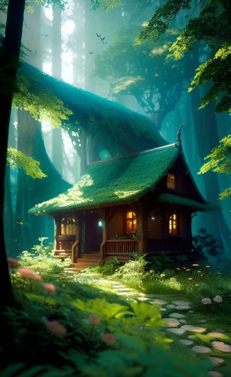 Лес фэнтези