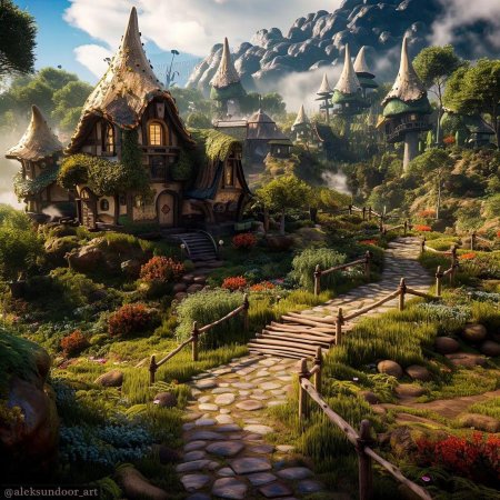 Фэнтези город