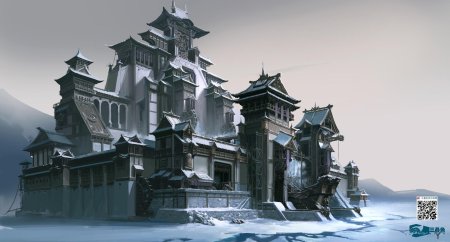 Азиатская архитектура арт