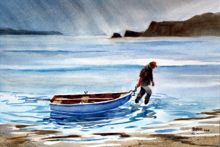 Повестью эрнеста хемингуэя «старик и море».