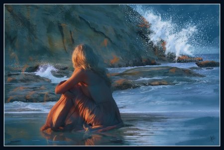 Девочка и море