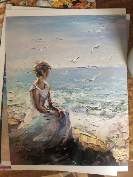Борис проказов художник картины девушка и море