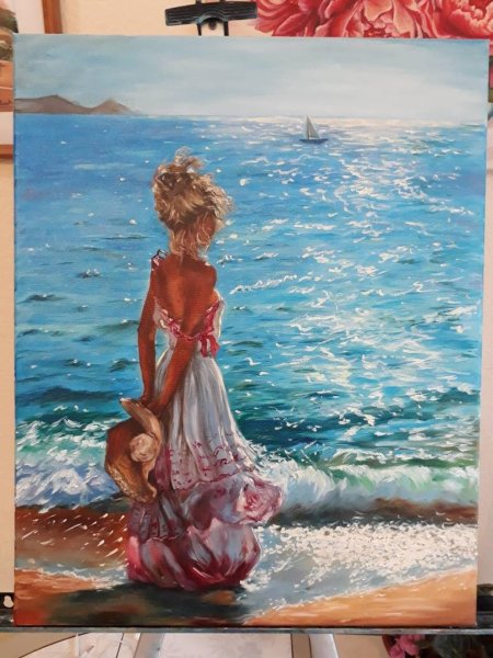 Море картина маслом