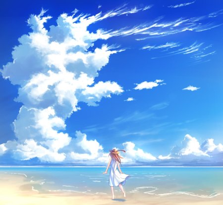 Голубое небо аниме