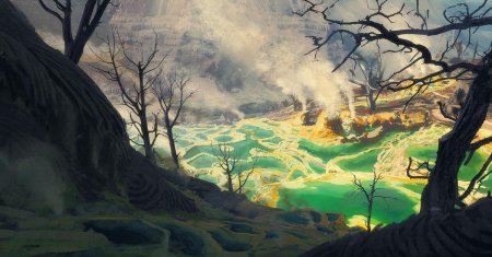 Цифровая живопись пейзаж