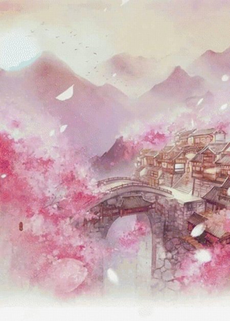 Японские картины пейзаж