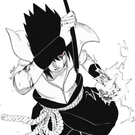 Саске учиха манга