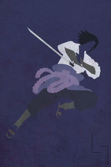 Саске наруто минималист