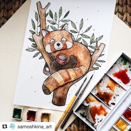 Акварельная иллюстрация