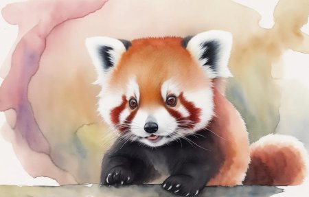 Рисунки красной панды