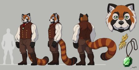 Красная панда фурсона